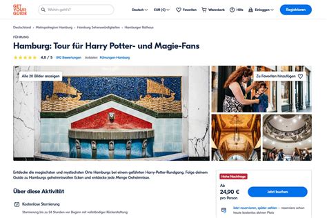 Tour F R Harry Potter Und Magie Fans Tickets Infos Preise