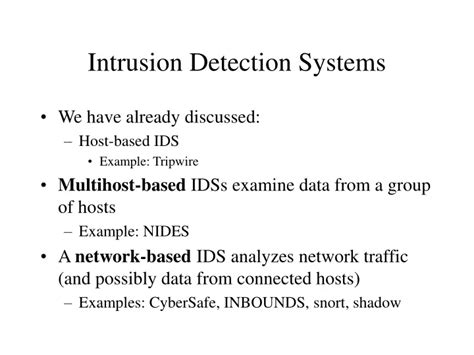 Ppt Intrusion Detection Systems Powerpoint Presentation Free Download Id9412961