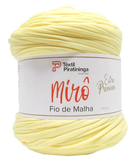 Fio De Malha Mir Premium T Xtil Piratininga G Amarelo Beb