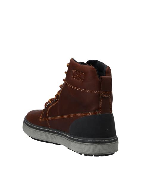 Geox Ankle Boots In Brown For Men Lyst