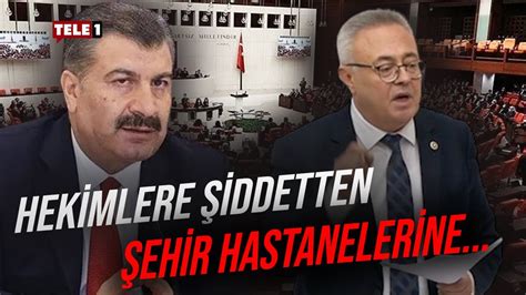 CHP li Vekilden Meclis kürsüsünde 10 dakikada Sağlık Bakanı dosyası