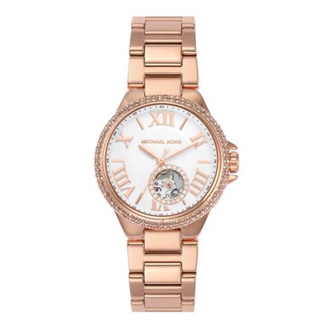 Buy Michael Kors Women Camille Rose Gold Watch MK9051 Online 880010