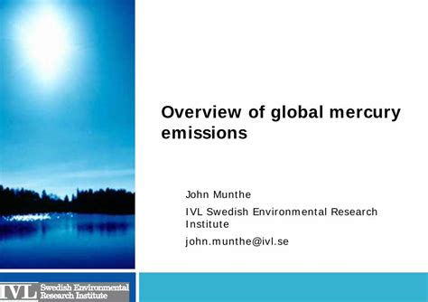 PDF Overview Of Global Mercury Emissions HTAP 2 Mu Aim Of