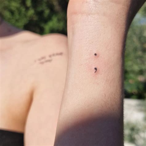 Top 70 Meaningful Semicolon Tattoo Ideas 91tattoos