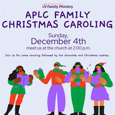 Abiding Families Christmas Caroling Abiding Presence Lutheran Church