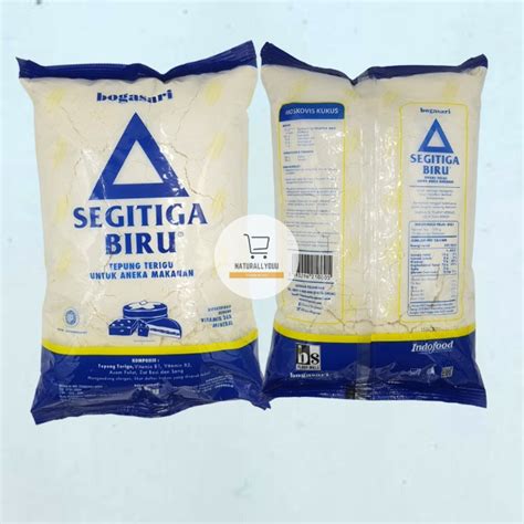 Jual Bogasari Segitiga Biru Tepung Terigu Serba Guna 1kg Shopee Indonesia