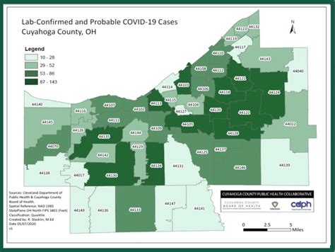 Cleveland Ohio Zip Codes Map - Great Lakes Map