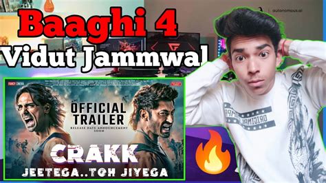 CRAKK Movie Trailer Review Reaction Vidhyut Jamwal Indian Movie