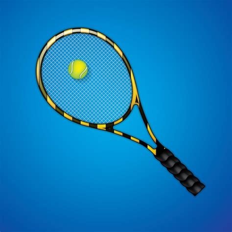 Premium Vector Tennis Racket And Ball Vector Design