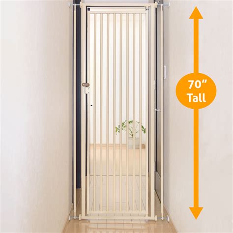 Steel 70-inch Extra Tall Cat Safety Gate | Extra Tall Extra tall 70 ...