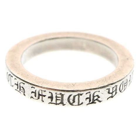 Chrome Hearts Chrome Hearts Spacer Fuck You Ring Silv Gem
