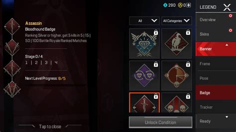 How To Unlock Rapid Elimination And Assassin Badges In Apex Legends