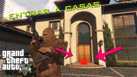 GTA V Mods Entrar A Casas A Robar En La Noche Con Pie Grande Mod