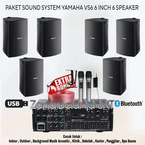 Promo Paket Sound Cafe Kantor Aula Resto Karaoke Yamaha Vs Inch