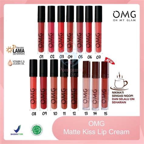 Jual Omg Oh My Glam Matte Kiss Lip Cream G Lipstick Lipstik