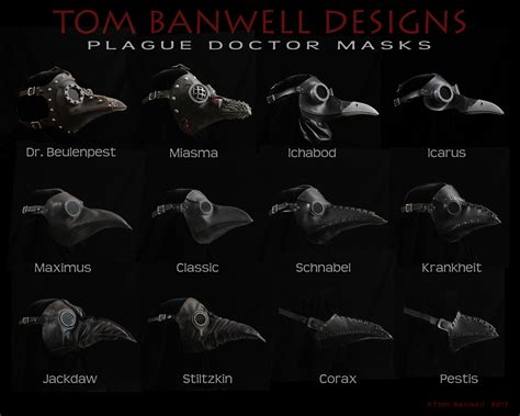 Plague Doctor Masks — Tom Banwell Designs