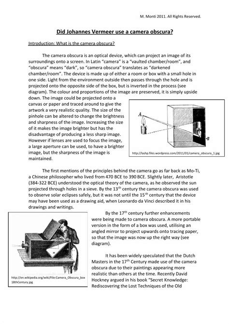 (PDF) Did Vermeer Use the Camera Obscura? - DOKUMEN.TIPS