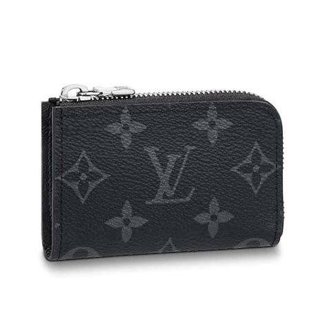 Louis Vuitton Lv Unisex Coin Purse In Masculine Monogram Eclipse Black Lulux