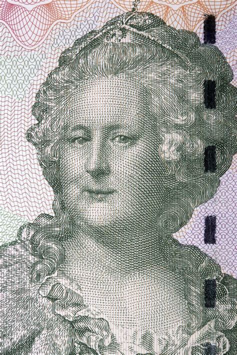 Catherine The Great A Portrait Stock Photo Image Of Closeup Banknote