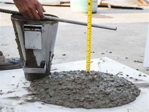 Tes Slump Beton Mutu K Concrete Slump Test Off