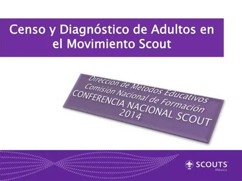 Ppt Censo Y Diagn Stico De Adultos En El Movimiento Scout Powerpoint