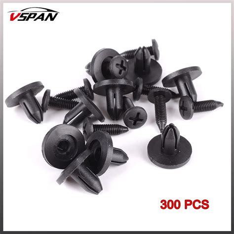 Wholesale 300pcs (6bags) Plastic Rivets Fasteners Clip For Toyota/Rivets for Car Bumper Fender ...