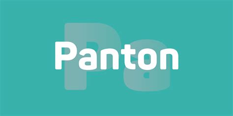 Panton Black | DOWNLOAD at Fontfabric™