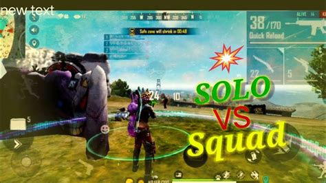 Freefire Mobile Highlights Solo Vs Squad Op Gameplaygarena