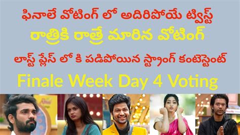 Final Week Day Voting Bigg Boss Day Voting Voting Polls Trends