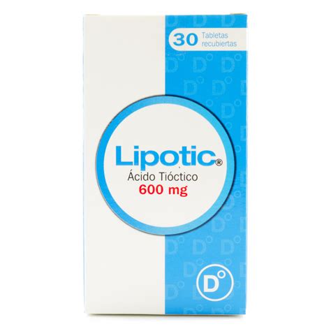 LIPOTIC 600 MG 30 Tabletas Drogas Exito