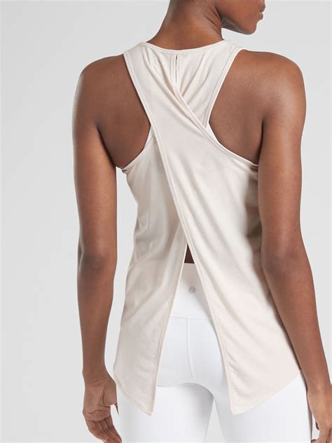 Essence Vital Tie Back Tank Athleta Athletic Tank Tops Fashion