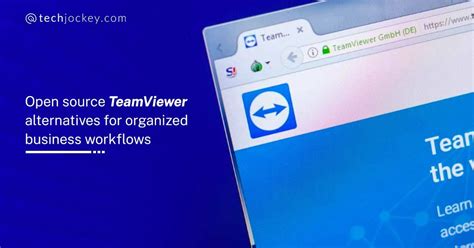 Free And Open Source Alternatives For Teamviewer In