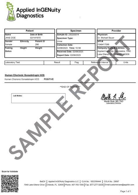 Urine Pregnancy Test Hcg Qualitative