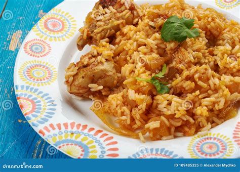 Kenyan Chicken Biryani Stock Image Image Of Eating 109485325