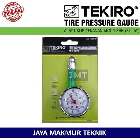 Jual TEKIRO Alat Pengukur Tekanan Angin Ban Tire Pressure Gauge