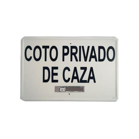 Tablilla Coto Privado De Caza Para Extremadura Comprar Online Alvarez