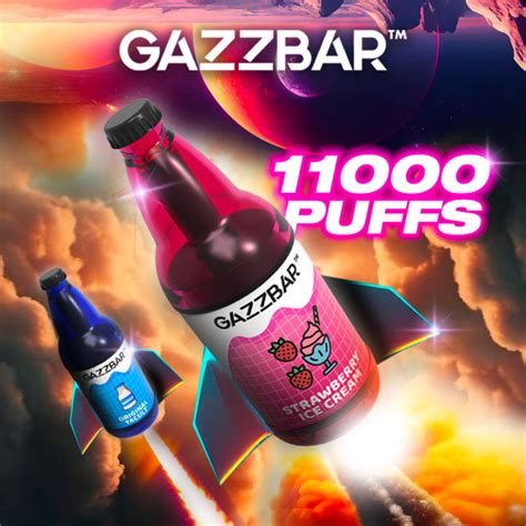 Gazzbar Disposable 11000 Puffs By Vault Vape Disposable 20ML Capacity