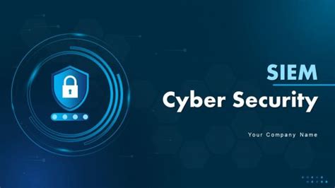 Siem Cyber Security Powerpoint Presentation And Slides Ppt Presentation Slideteam