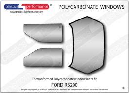 Ford Rs Lexan Polycarbonate Window Kit