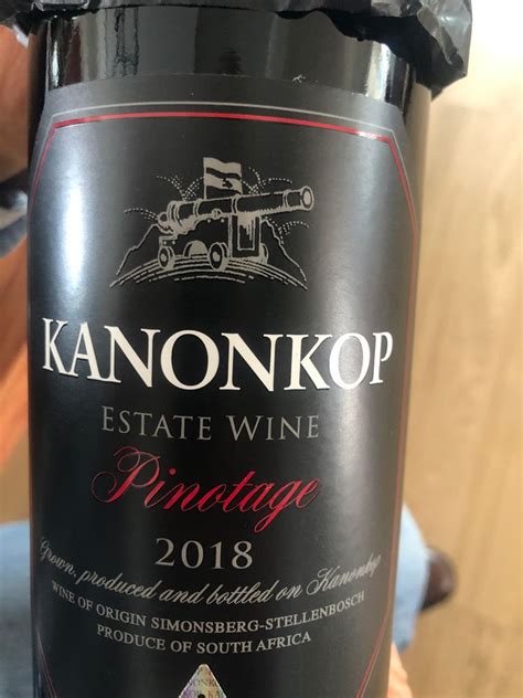 Kanonkop Pinotage Black Label Reserve South Africa Coastal