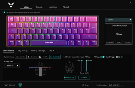 Strayfe Mechanische Tastatur Hall Effect Hz Rezon X