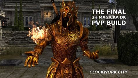 ESO THE FINAL Magicka Dragonknight Two Handed PvP Build Dragon