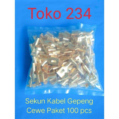 Jual Sekun Kabel Gepeng Paket 100 Pcs Shopee Indonesia