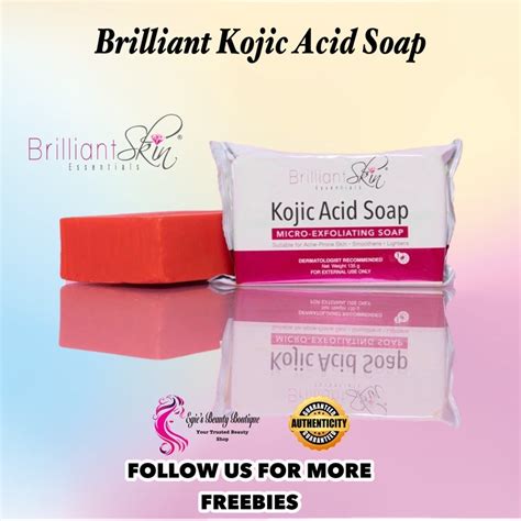 Brilliant Skin Kojic Acid Soap Micro Exfoliating 135g Shopee Philippines