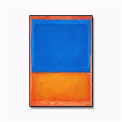 Quadro Mark Rothko Riproduzione Famosa Olio Su Tela Fatta A Mano