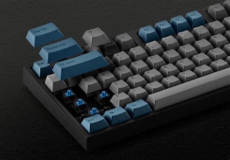 Leopold FC900R BT PD Grey Blue Wireless Mech Keyboard Cherry MX