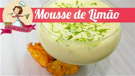 Mousse de Limão Fácil e Rápido YouTube