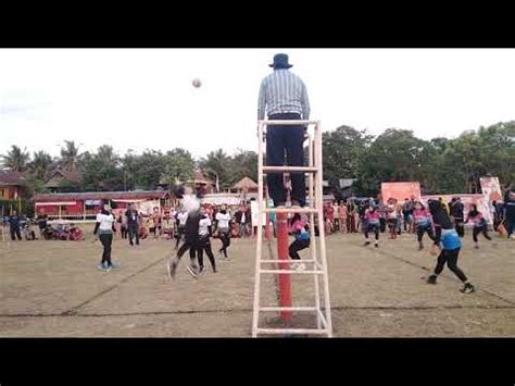 Volly Putri Liga Desa Piala Bupati Youtube