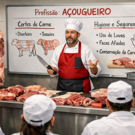 Curso De Açougueiro Presencial - Curso Grátis de Açougueiro e Manipulação de Carnes com Certificado ...