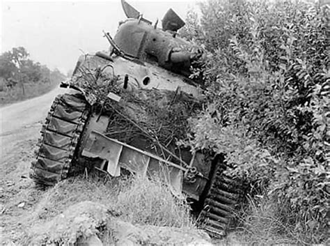 Knocked Out M4 Sherman Tank Normandy 1944 Sherman Tank American Tank